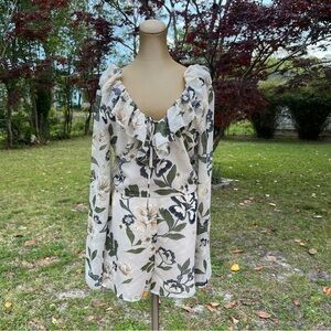 BB Dakota Floral Ruffle Romper